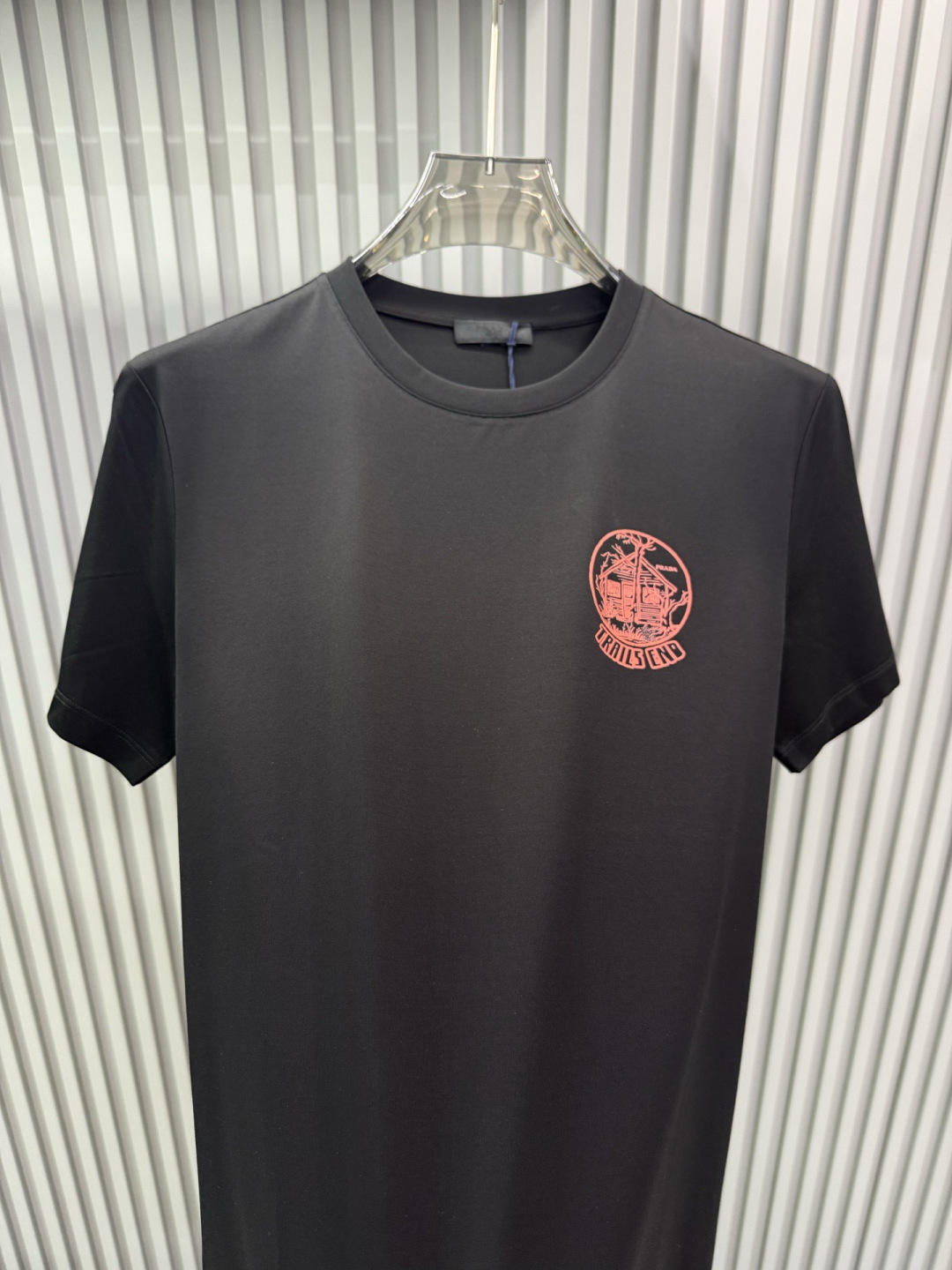 2026春夏新款普拉达双丝光短袖M-3XL