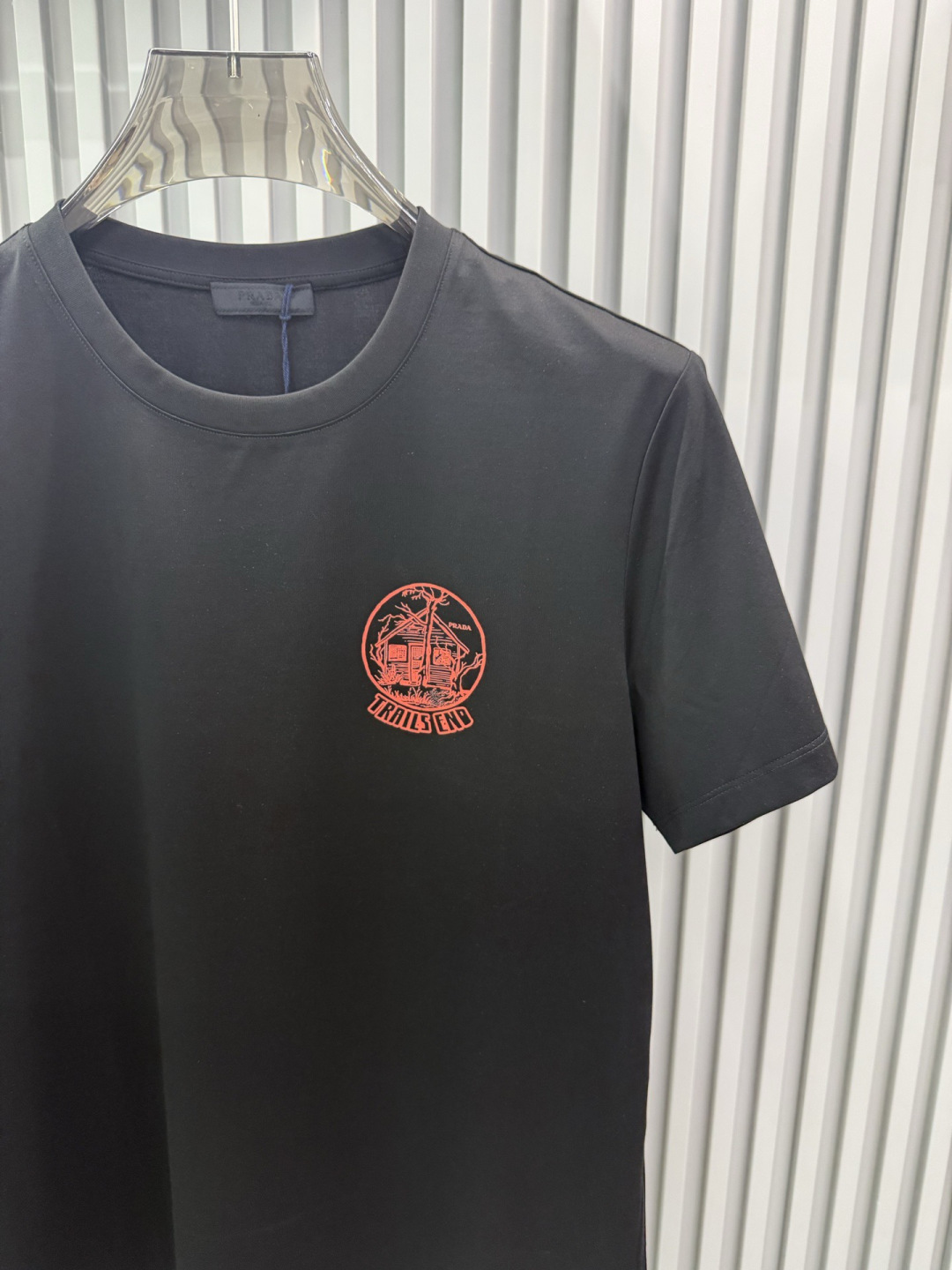 2026春夏新款普拉达双丝光短袖M-3XL