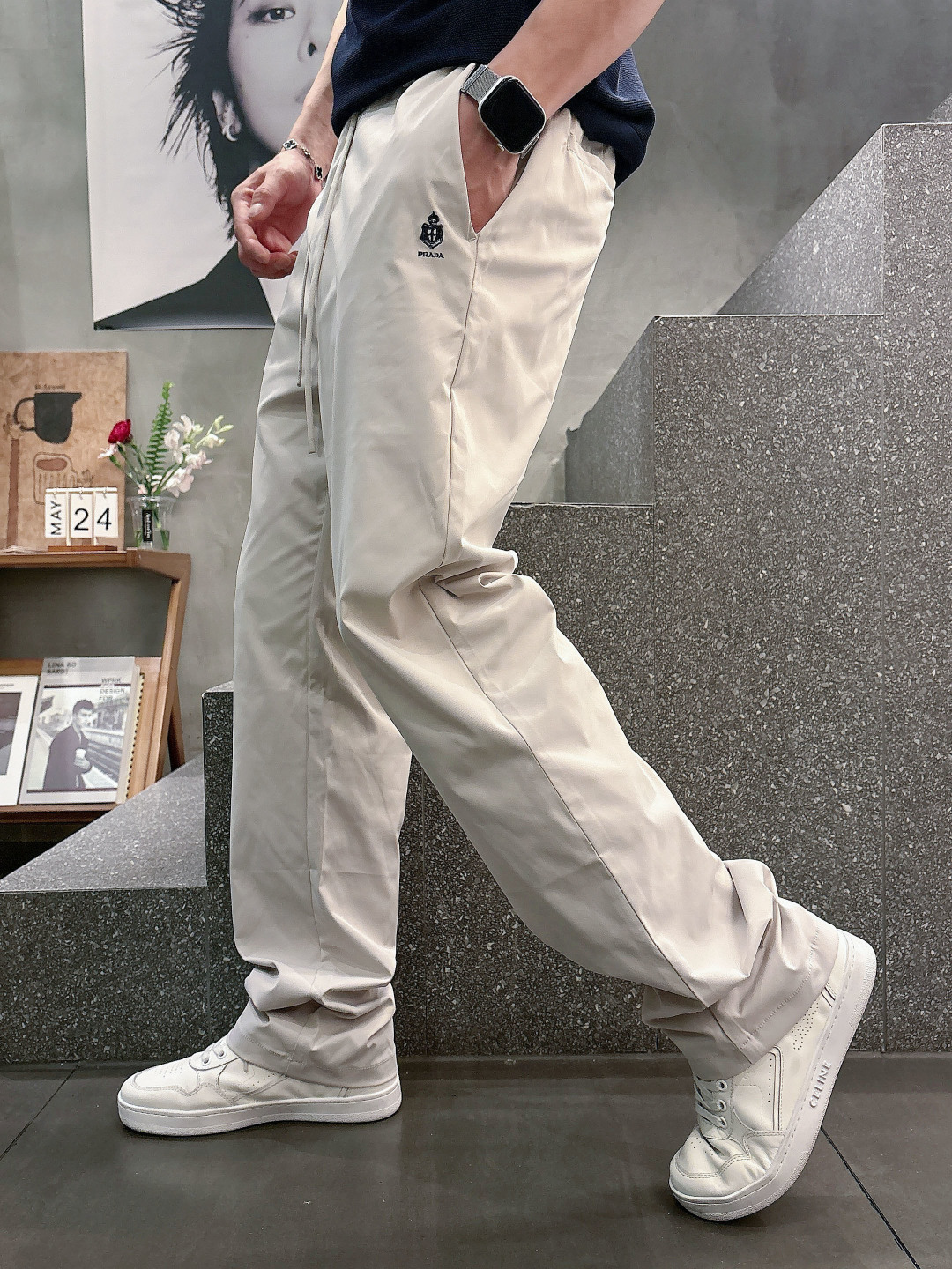 2026 春夏新品 Loro piana 休闲裤颜色：黑色 蓝色 杏色码数：M-3XL