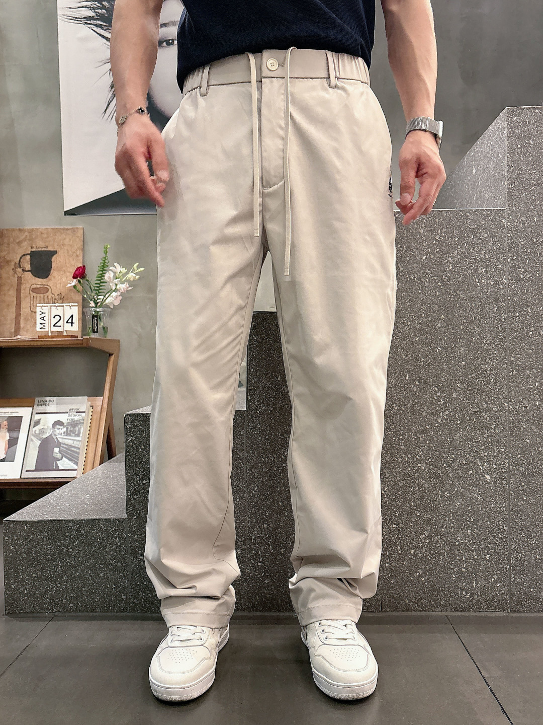 2026 春夏新品 Loro piana 休闲裤颜色：黑色 蓝色 杏色码数：M-3XL