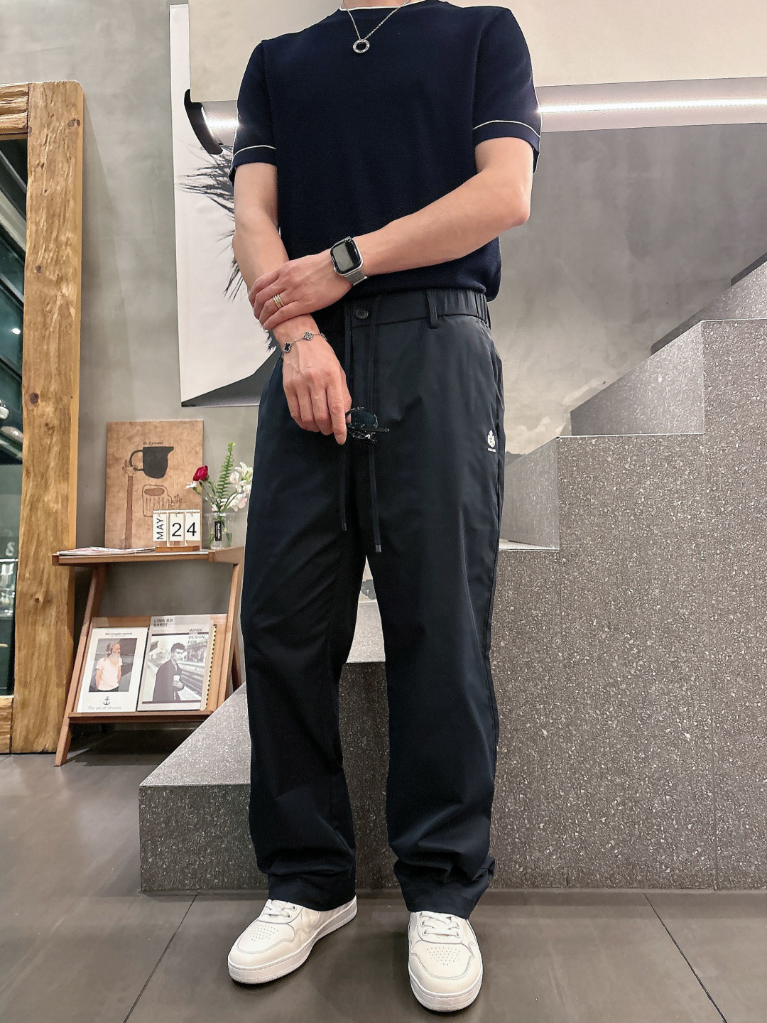 2026 春夏新品 Loro piana 休闲裤颜色：黑色 蓝色 杏色码数：M-3XL