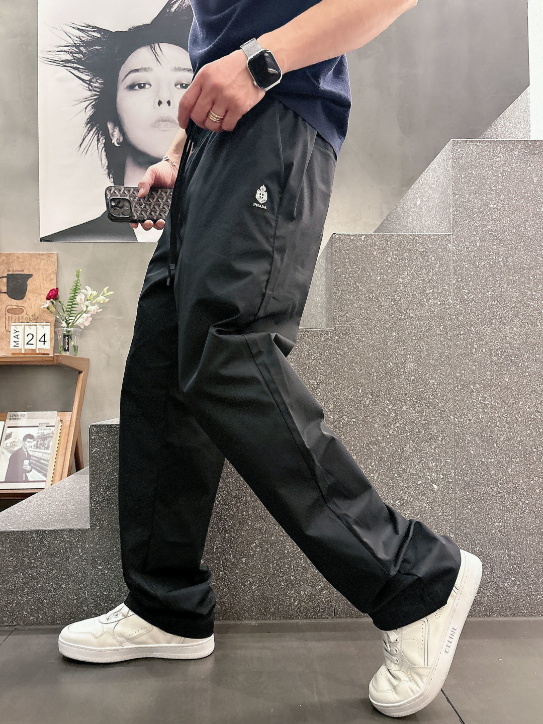 2026 春夏新品 Loro piana 休闲裤颜色：黑色 蓝色 杏色码数：M-3XL