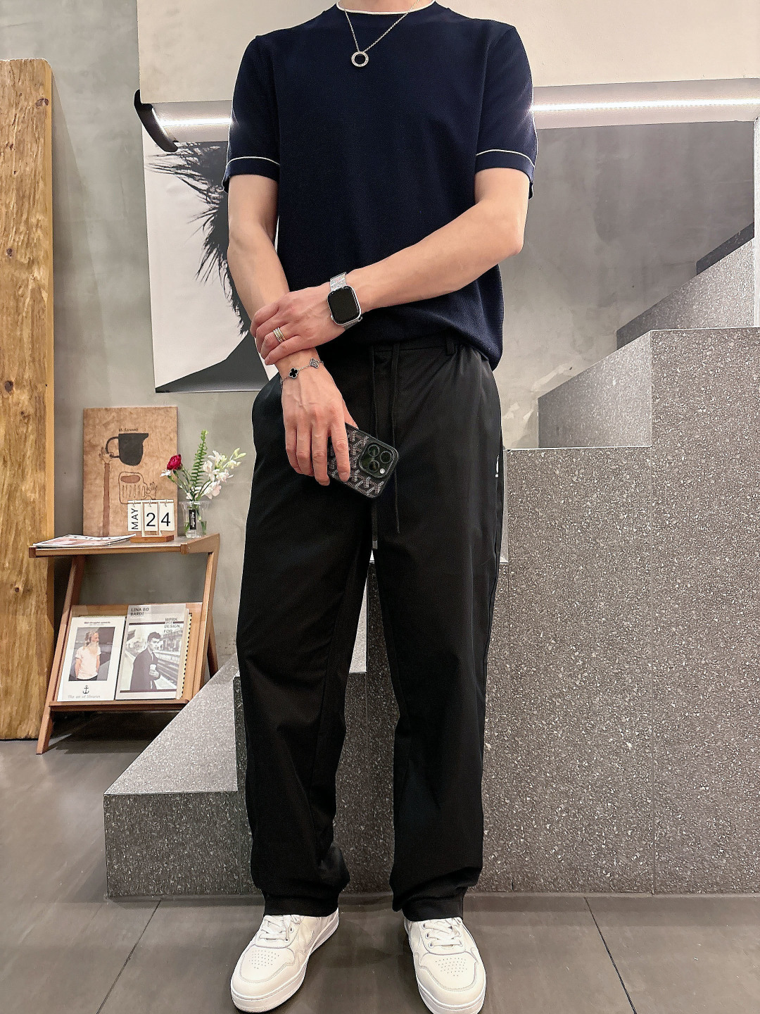 2026 春夏新品 Loro piana 休闲裤颜色：黑色 蓝色 杏色码数：M-3XL