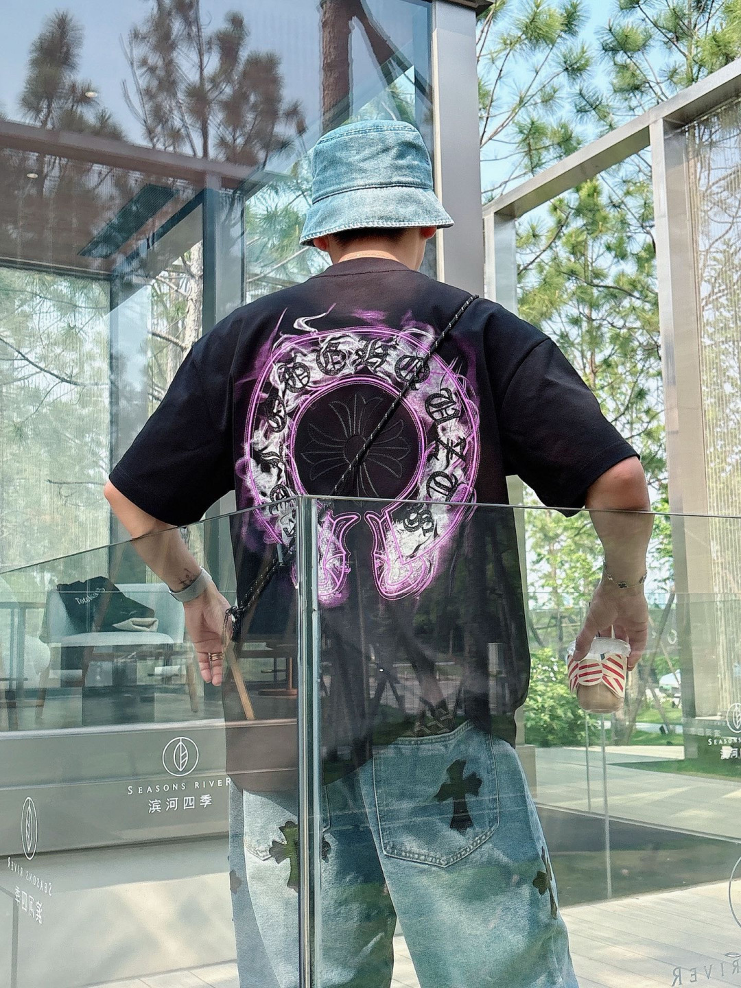 2026年新款克罗心刺绣短袖m-3XL