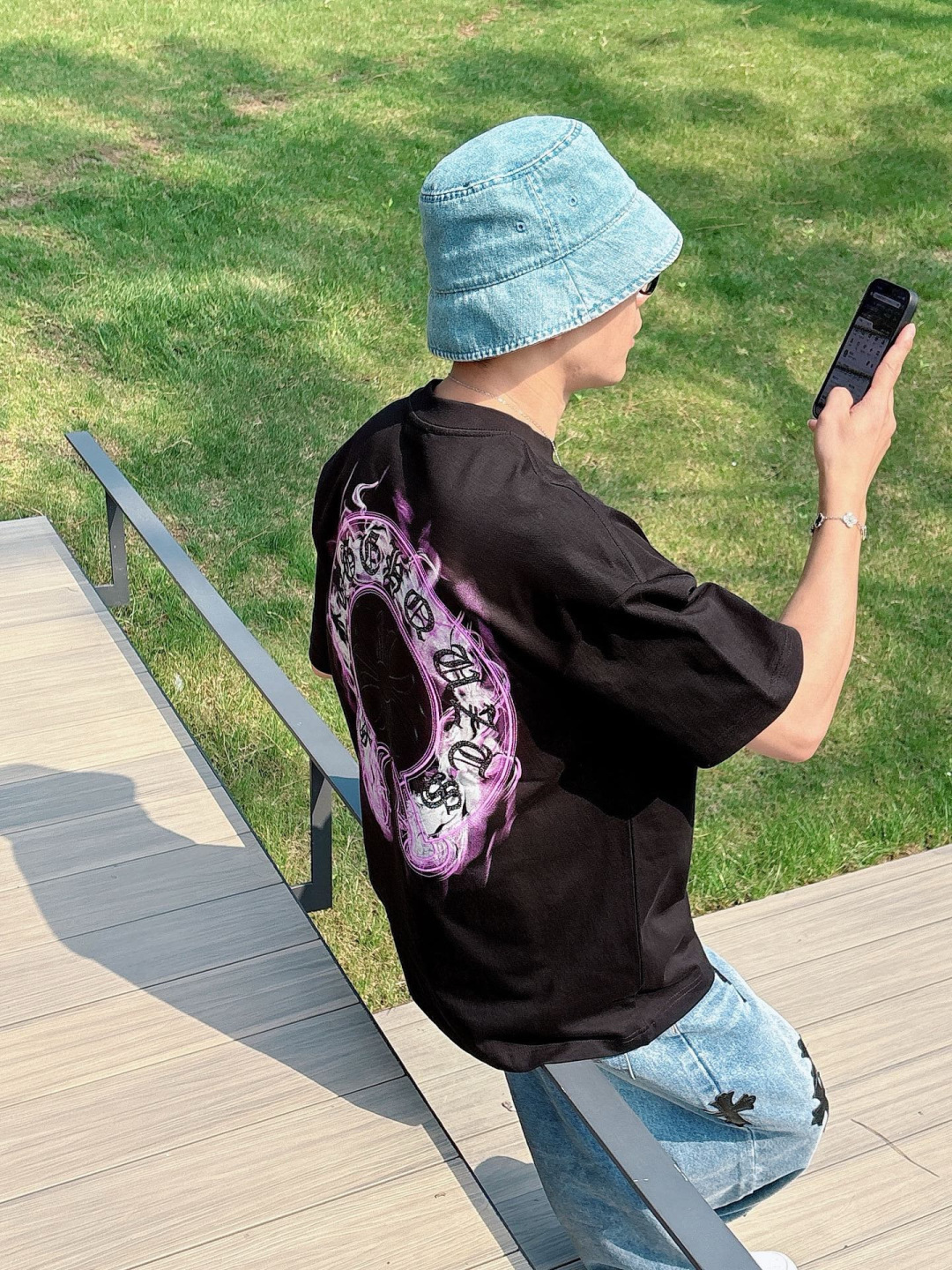 2026年新款克罗心刺绣短袖m-3XL