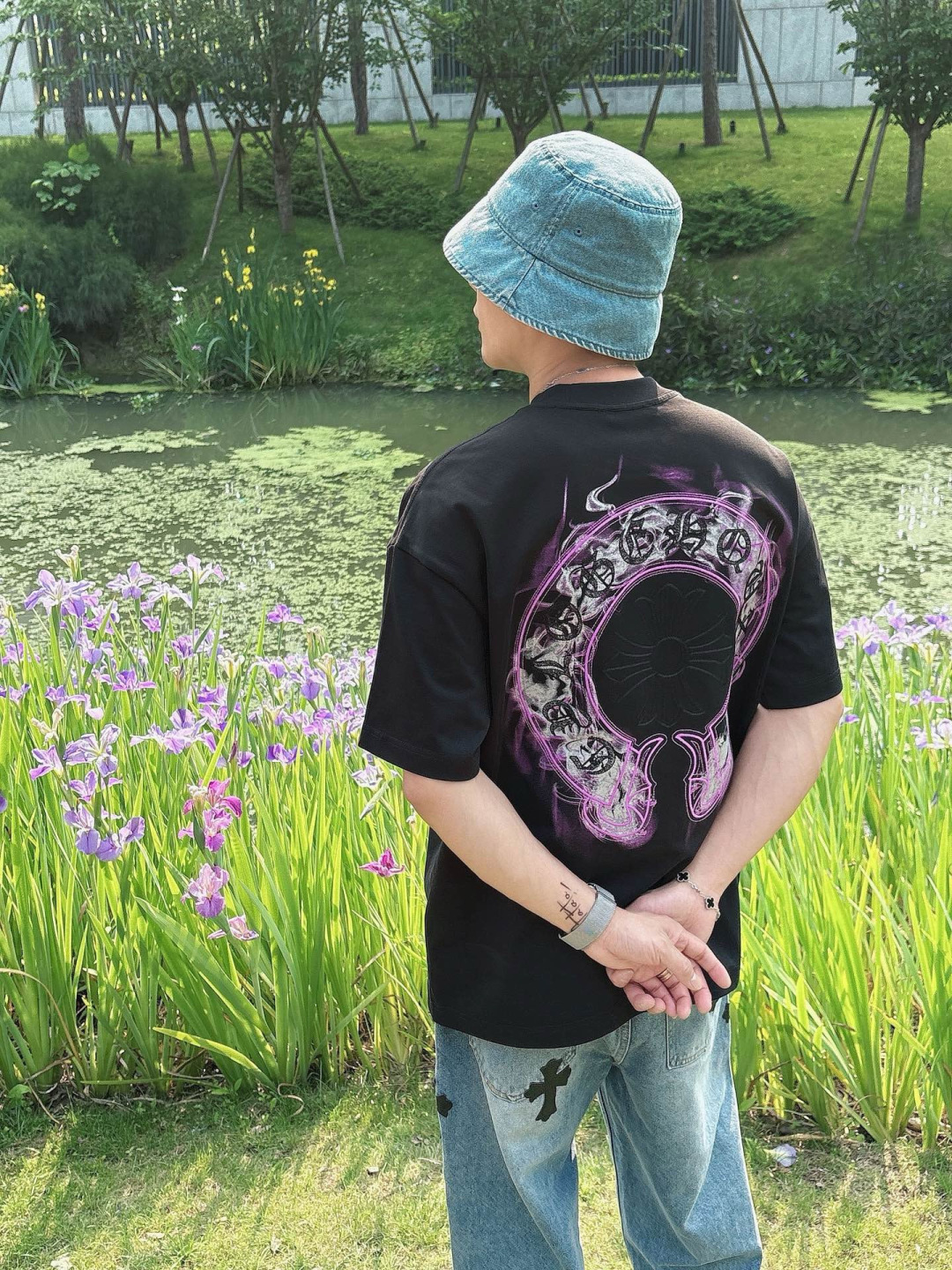 2026年新款克罗心刺绣短袖m-3XL