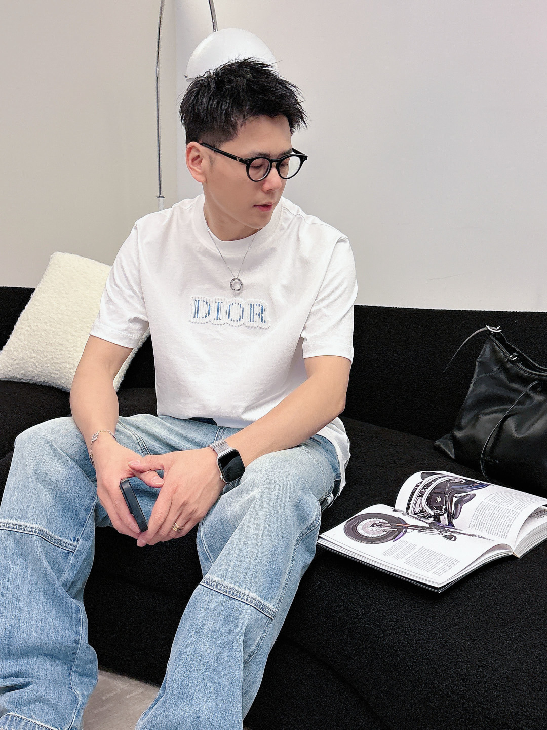 CD2026春夏 年年经典字母标志✅圆领短袖T恤衫 不一样的工艺带来不同的视觉效果 今年采用时尚撞色牙刷