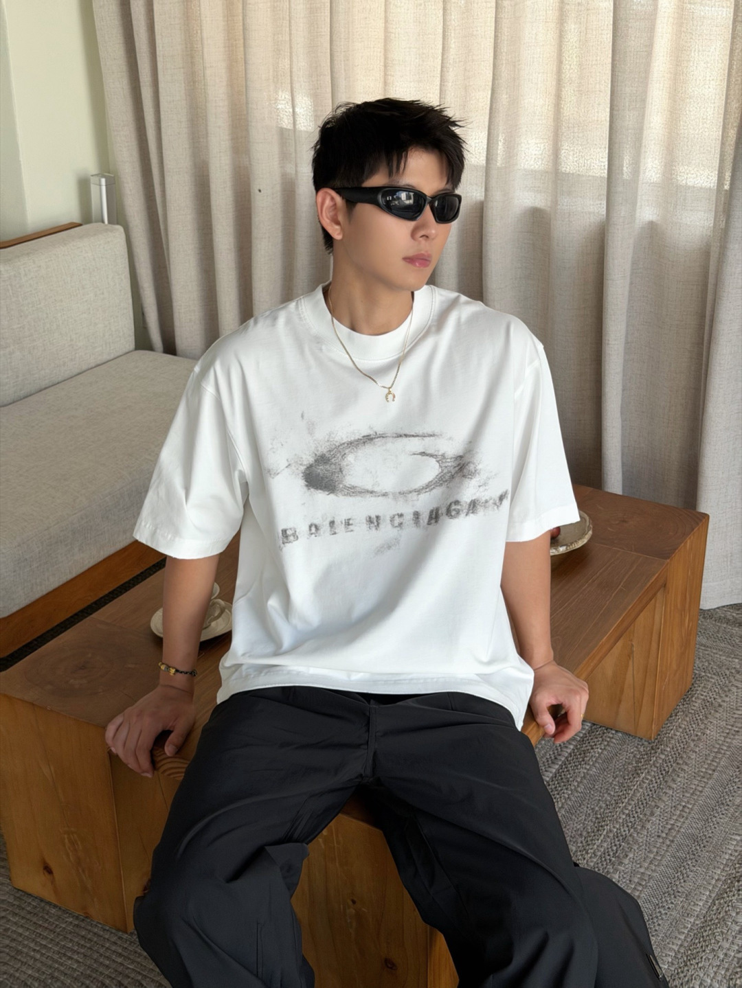 🆕26夏季薄款260克T恤🔥 颜色：黑，白 码数：XS-XL 款号：52205