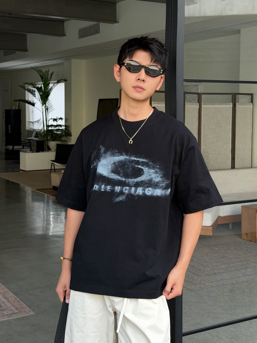 🆕26夏季薄款260克T恤🔥 颜色：黑，白 码数：XS-XL 款号：52205