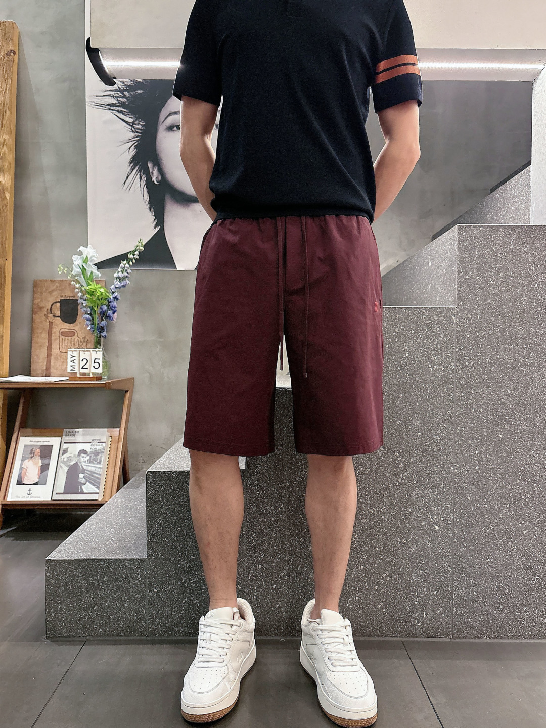 2026 春夏新品  杰尼亚短裤 颜色：月白色 浅绿色 黑色 紫色 码数：M-3XL 