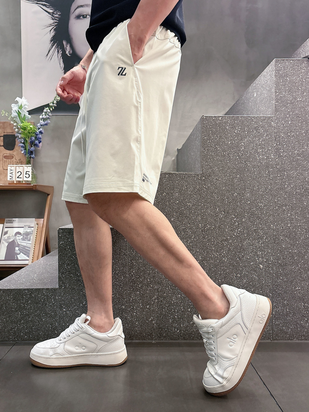 2026 春夏新品  杰尼亚短裤 颜色：月白色 浅绿色 黑色 紫色 码数：M-3XL 