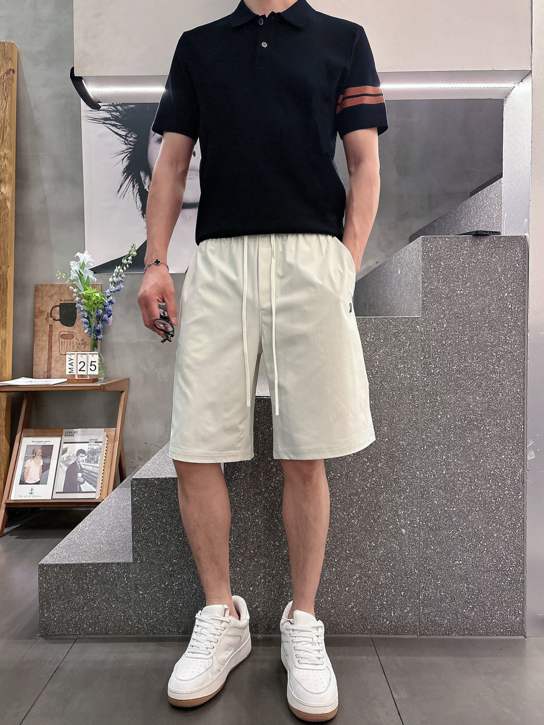 2026 春夏新品  杰尼亚短裤 颜色：月白色 浅绿色 黑色 紫色 码数：M-3XL 