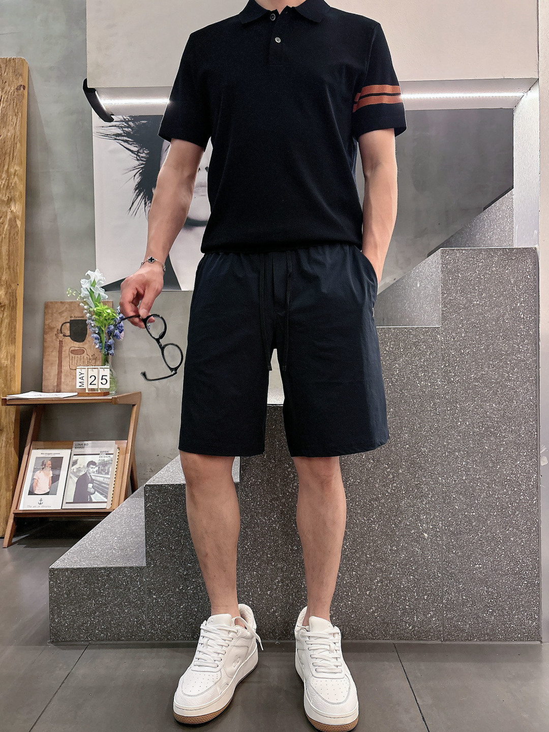 2026 春夏新品  杰尼亚短裤 颜色：月白色 浅绿色 黑色 紫色 码数：M-3XL 