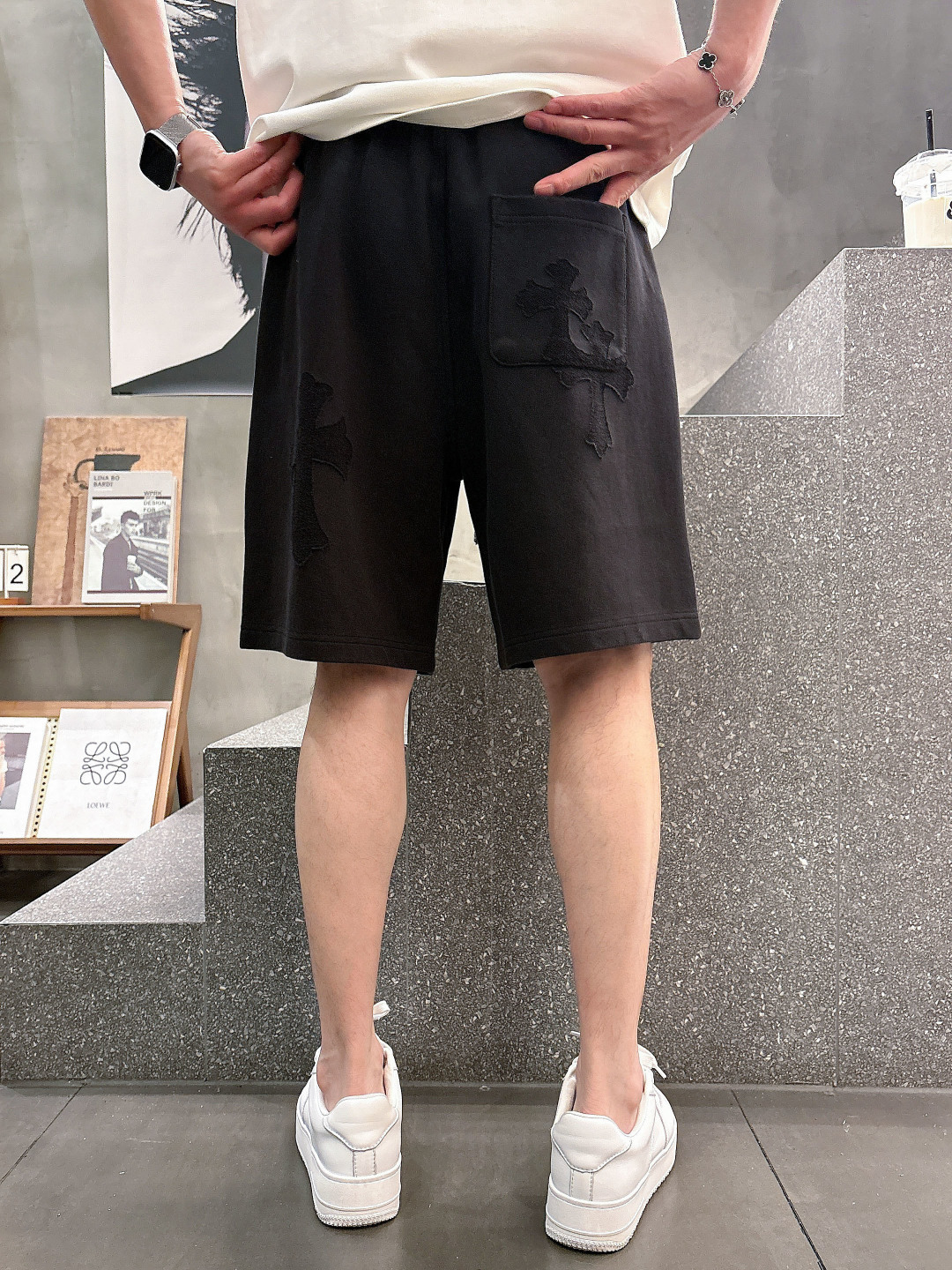 2026春夏新款 克罗心烧花短裤 M-3XL 