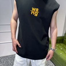 品牌:WANG 季度:2026春夏 颜色:黑色 白色 尺码:XS-XL 版型:宽松阔版 背心 成分:100%棉 工艺 品牌:WANG 季度:2026春夏 颜色:黑色 白色 尺码:XS-XL 版型:宽松阔版 背心 成分:100%棉 工艺