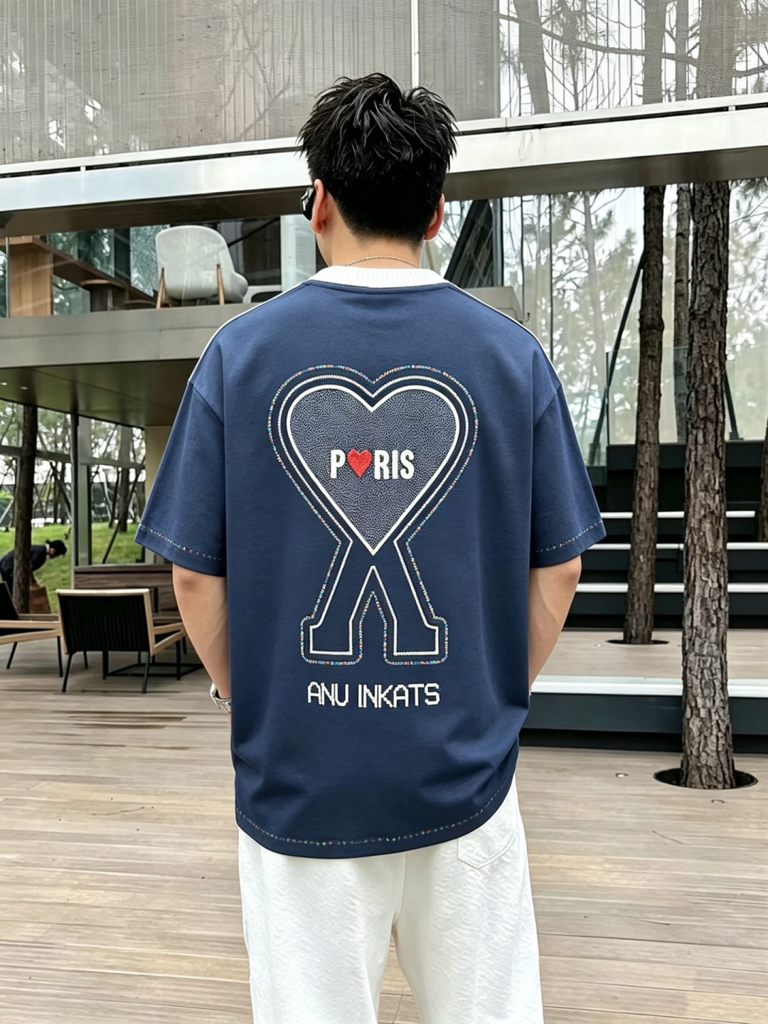 2026春夏新款 AMI短袖 M-3XL 