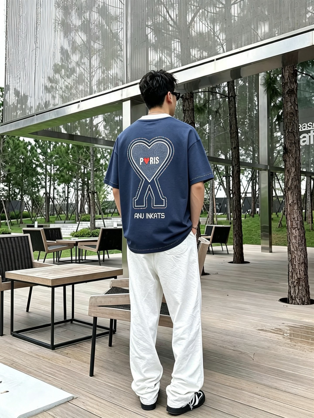 2026春夏新款 AMI短袖 M-3XL 