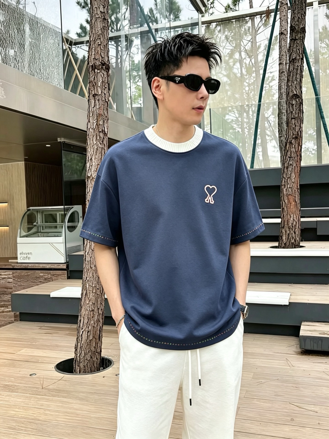 2026春夏新款 AMI短袖 M-3XL 