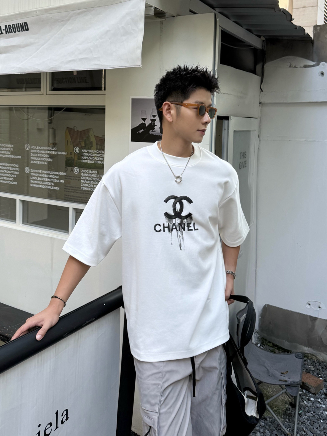2026春夏新款 小香磨破短袖 尺码 ：XS S M L XL