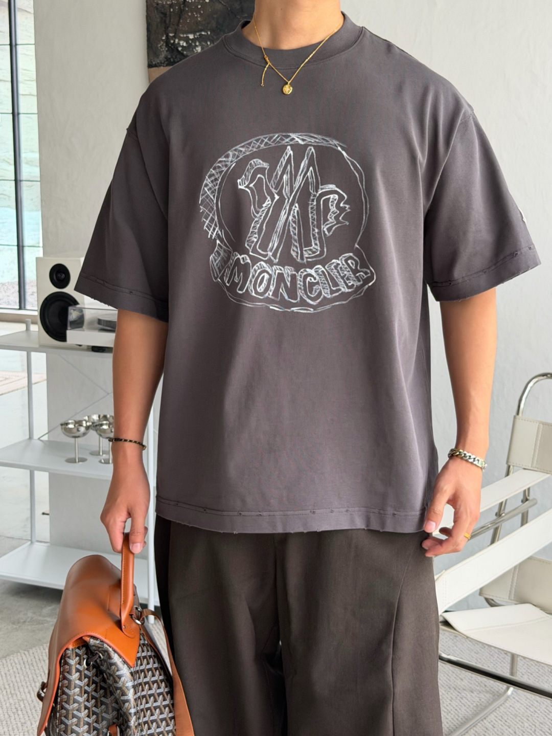 26夏季330克T恤🔥 颜色：黑，白，灰 码数：XS-XL 款号：52193