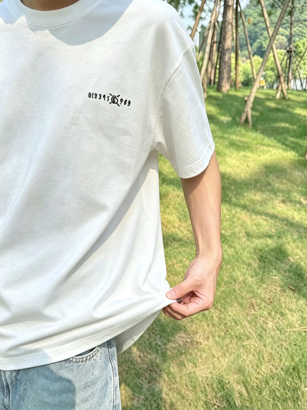2026夏季新款 马吉拉刺绣短袖 m-3XL