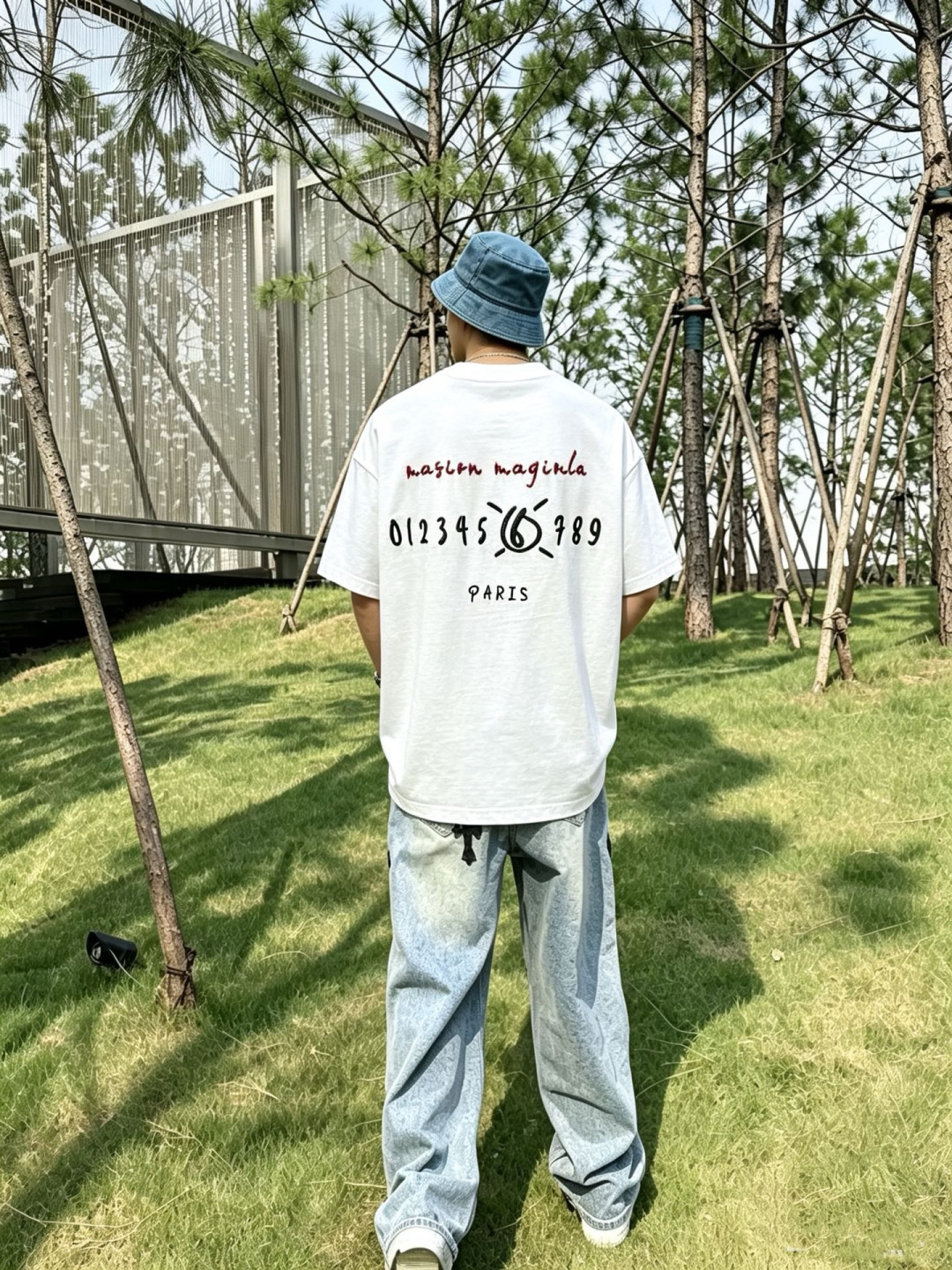 2026夏季新款 马吉拉刺绣短袖 m-3XL