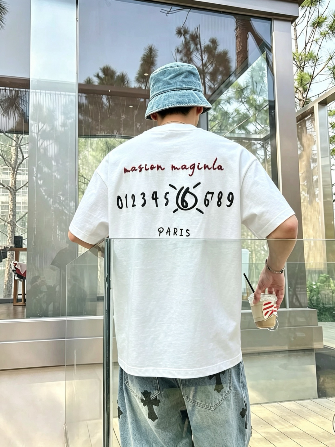 2026夏季新款 马吉拉刺绣短袖 m-3XL