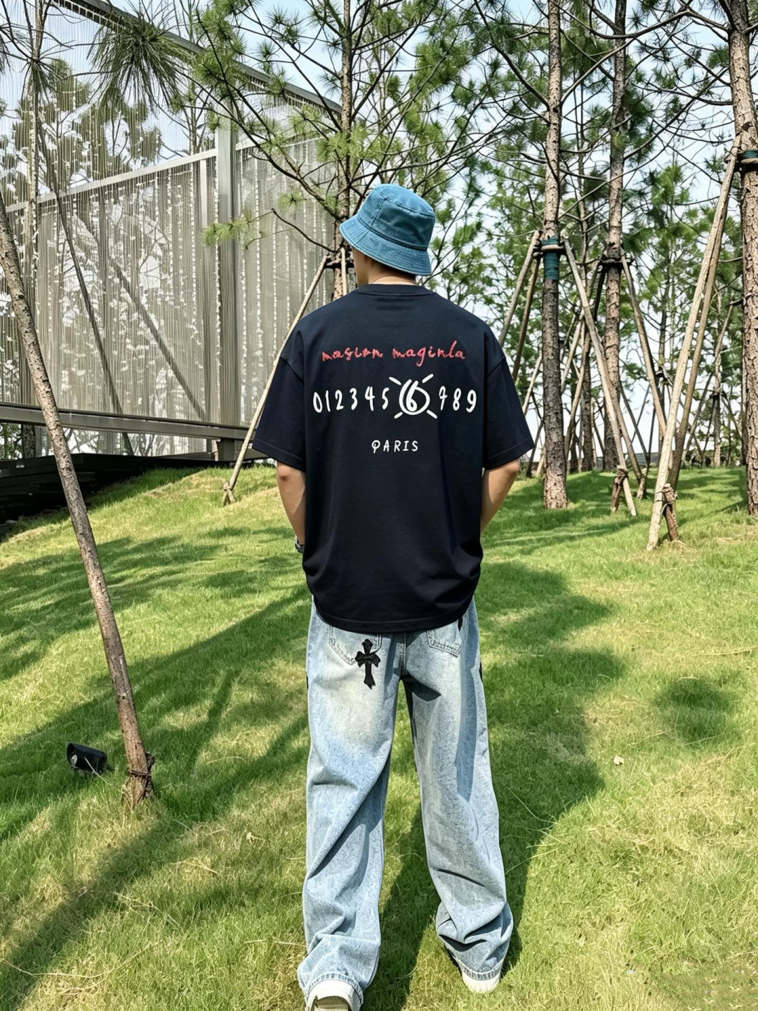 2026夏季新款 马吉拉刺绣短袖 m-3XL