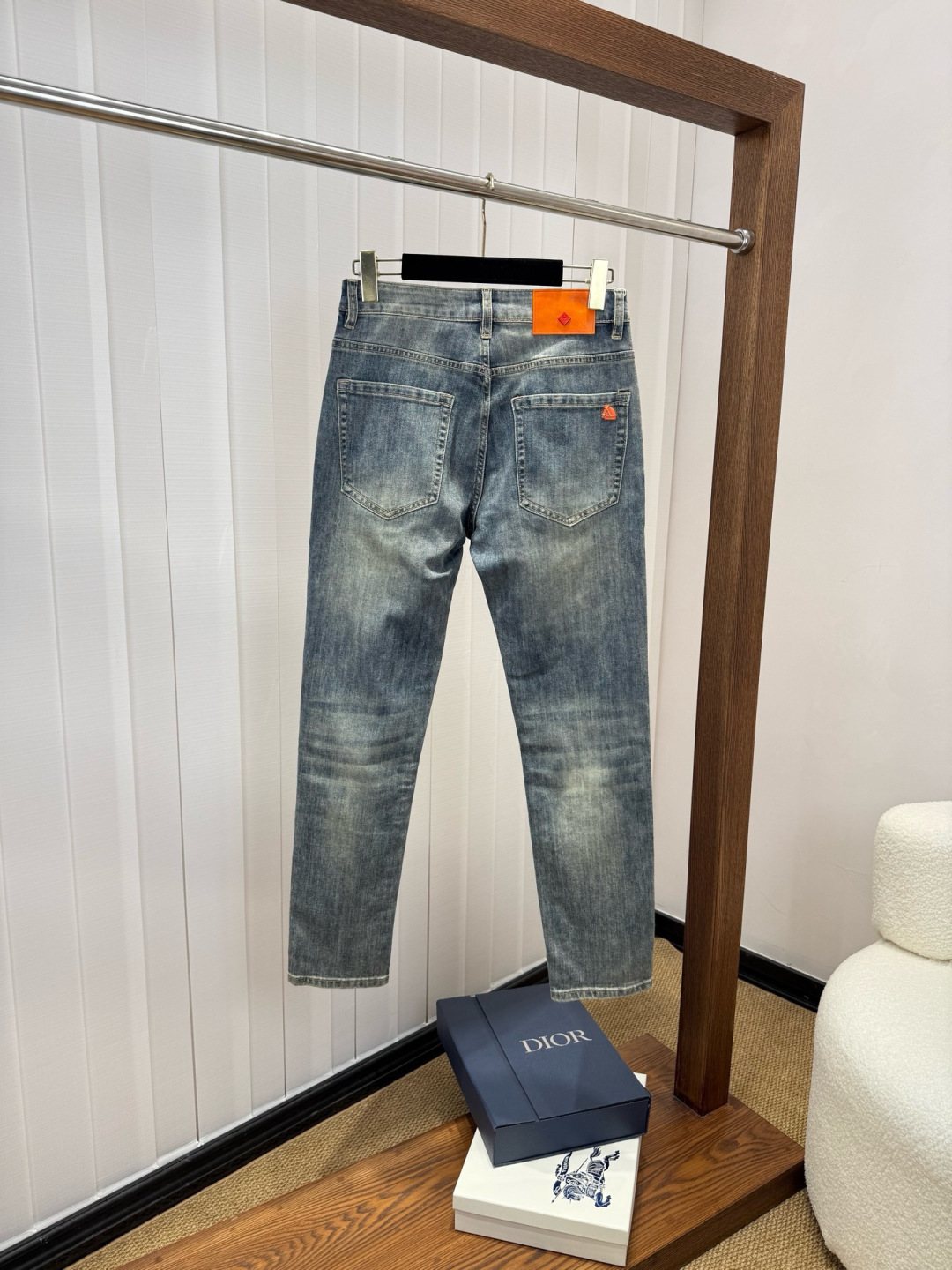 爱马仕 新品上市 FW四季款新款男士休闲牛仔裤，顶级品质！渠道订单，官网同步出售！！原厂订制牛仔全棉材质！适合休闲/正装