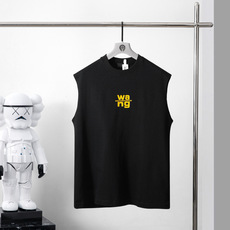 品牌:WANG 季度:2026春夏 颜色:黑色 白色 尺码:XS-XL 版型:宽松阔版 背心 成分:100%棉 工艺 品牌:WANG 季度:2026春夏 颜色:黑色 白色 尺码:XS-XL 版型:宽松阔版 背心 成分:100%棉 工艺