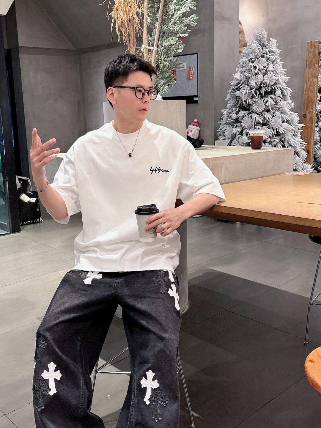 2026春夏新款 Y-3签名短袖 XS S M L XL