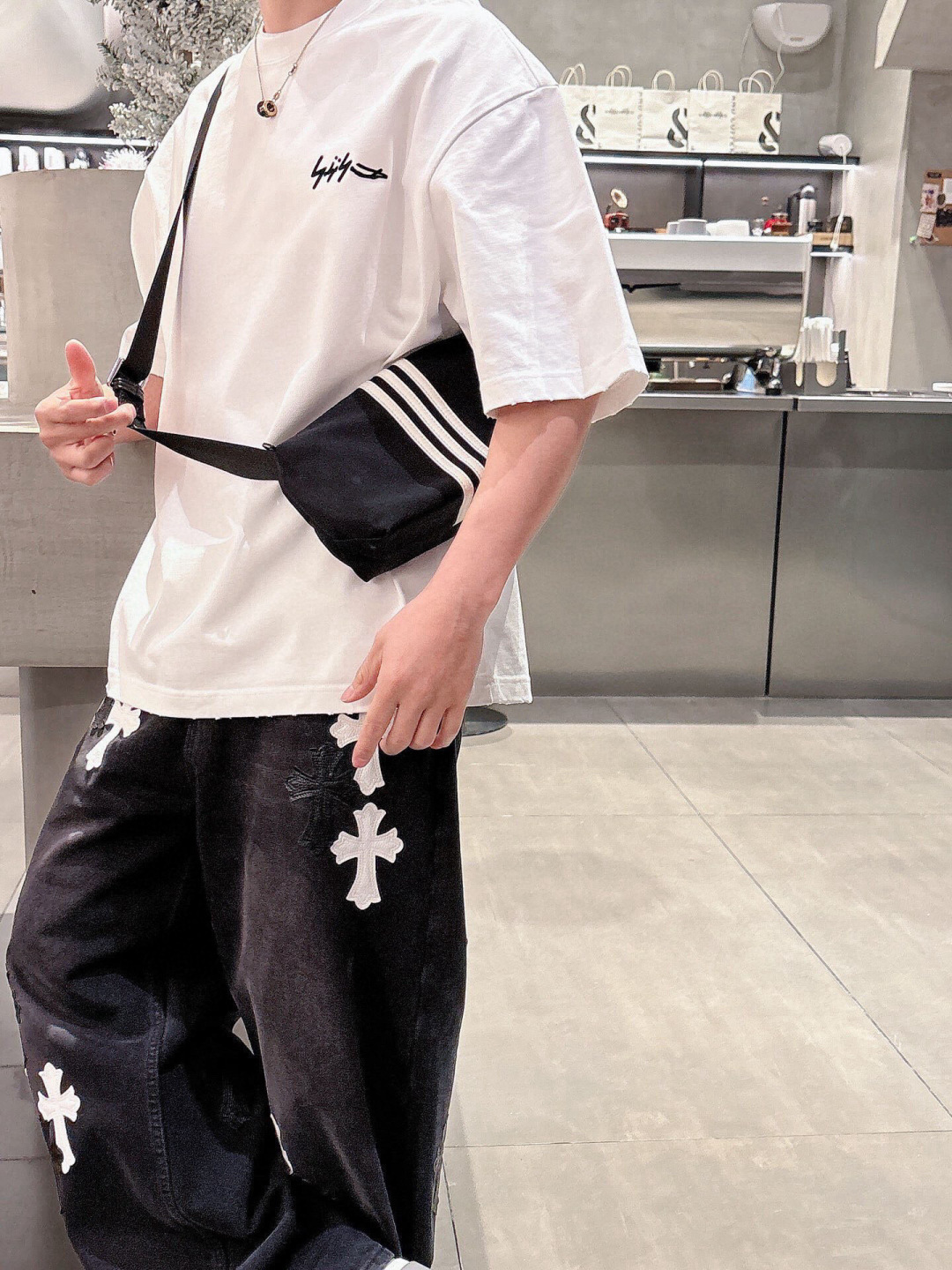 2026春夏新款 Y-3签名短袖 XS S M L XL