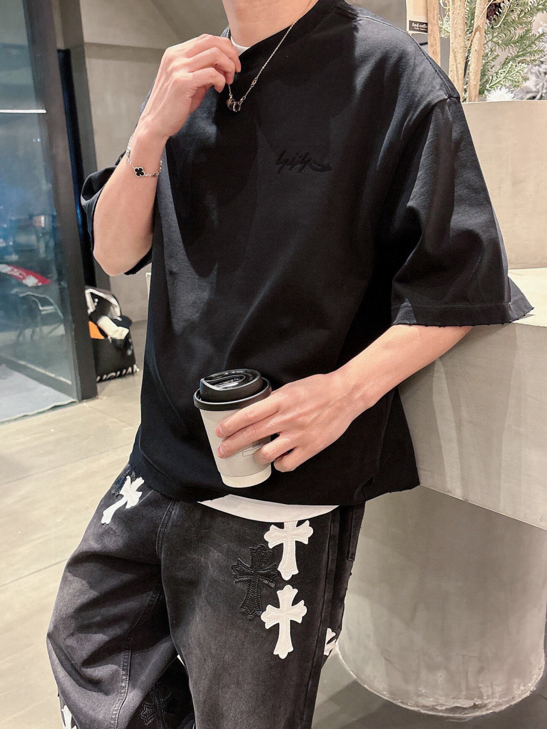 2026春夏新款 Y-3签名短袖 XS S M L XL