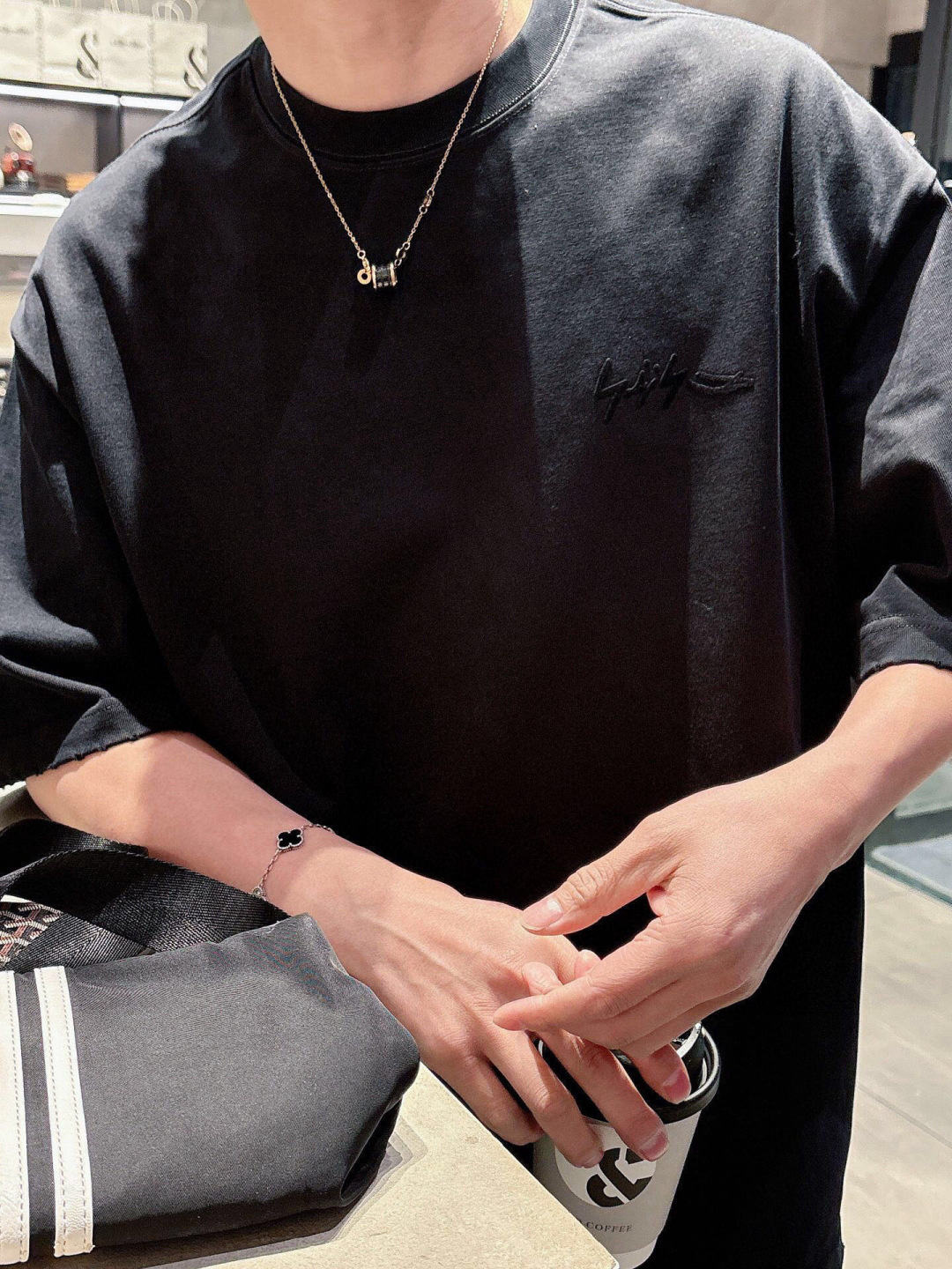 2026春夏新款 Y-3签名短袖 XS S M L XL