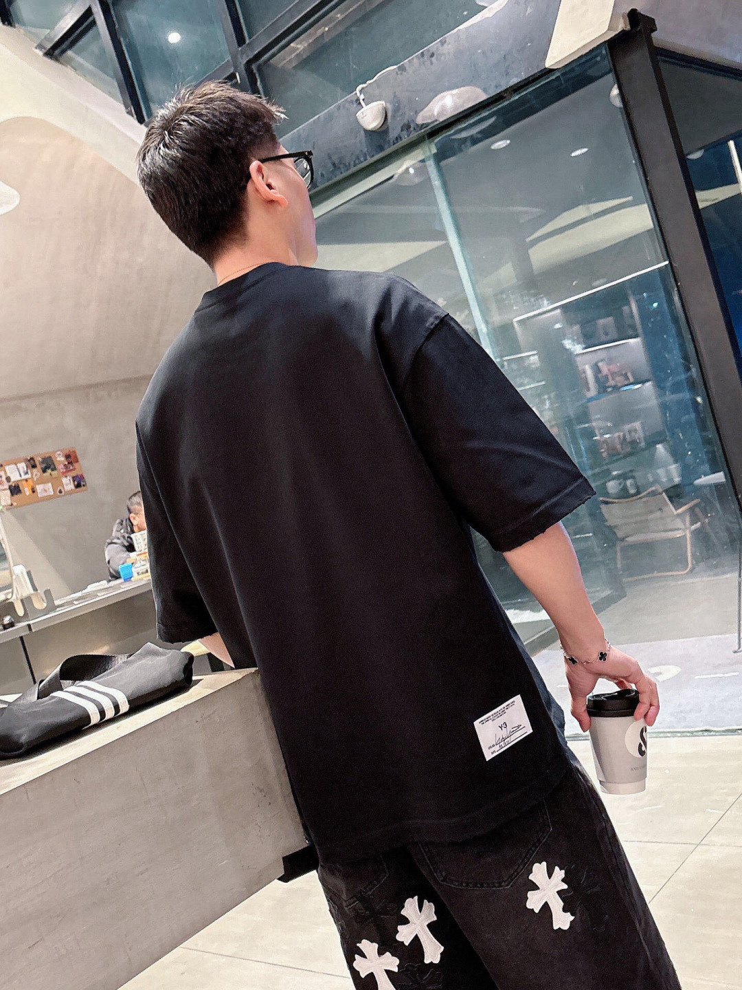 2026春夏新款 Y-3签名短袖 XS S M L XL