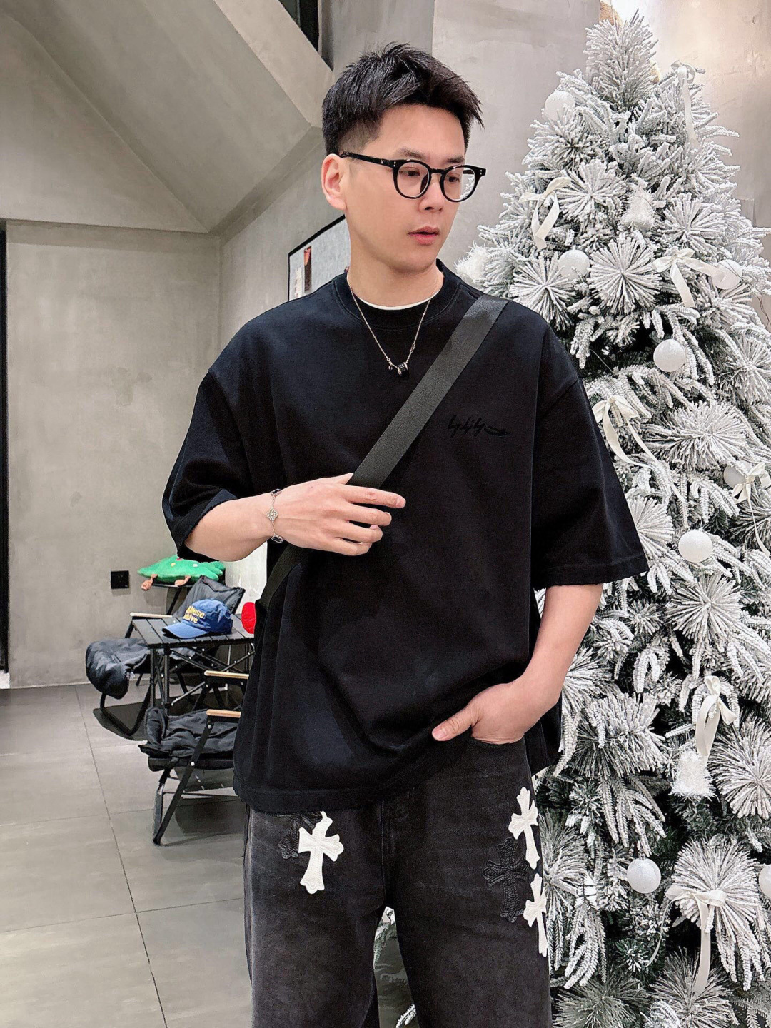 2026春夏新款 Y-3签名短袖 XS S M L XL