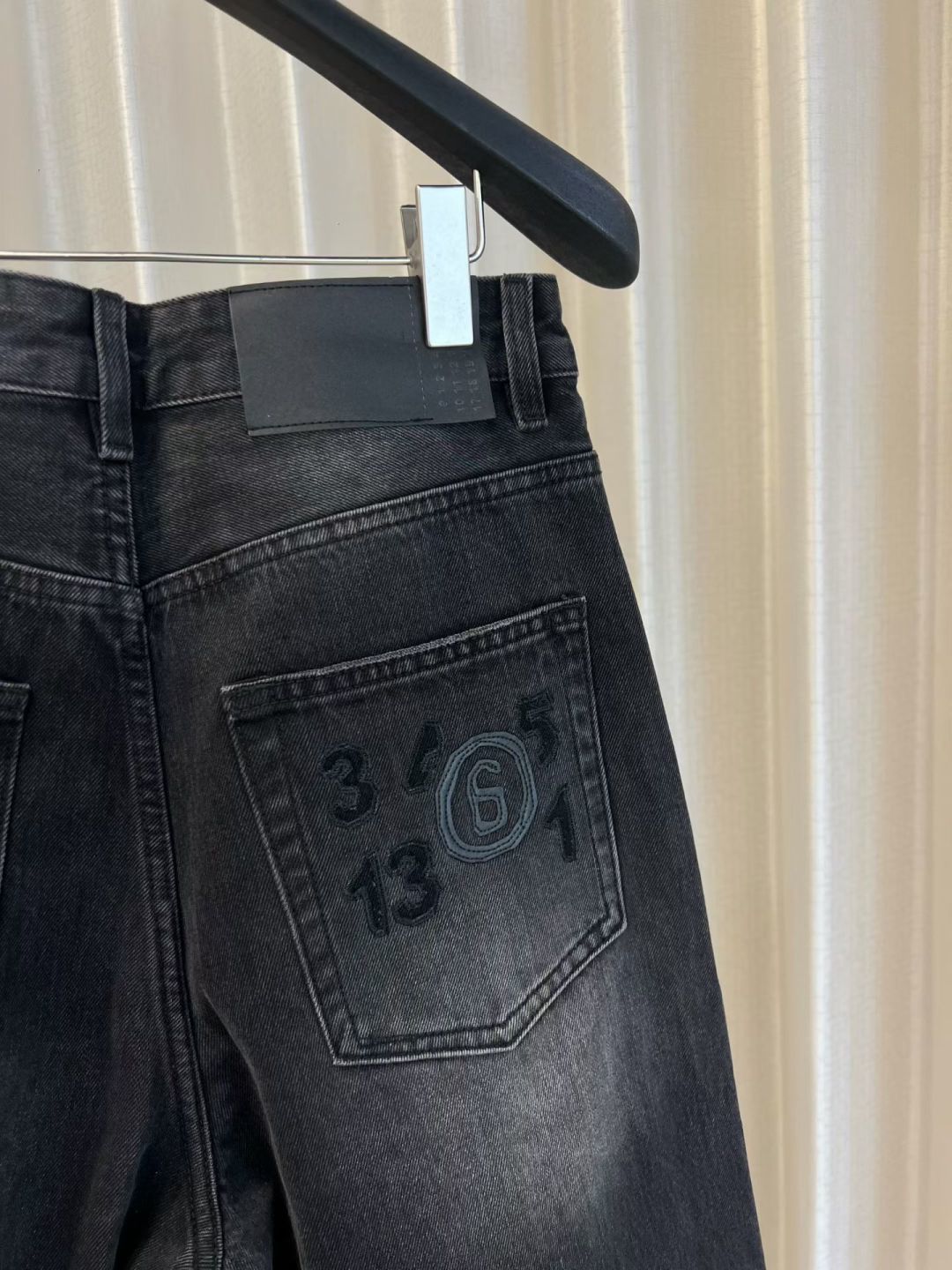 马吉拉秋季新款 弯刀阔腿牛仔裤 S-XL 