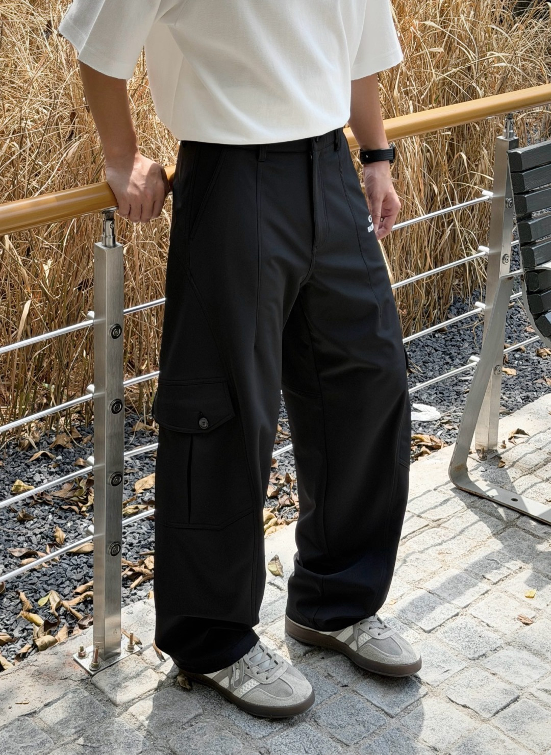 秋冬新款裤子上新🔥 颜色：黑，绿 码数：M-3XL 款号：7026