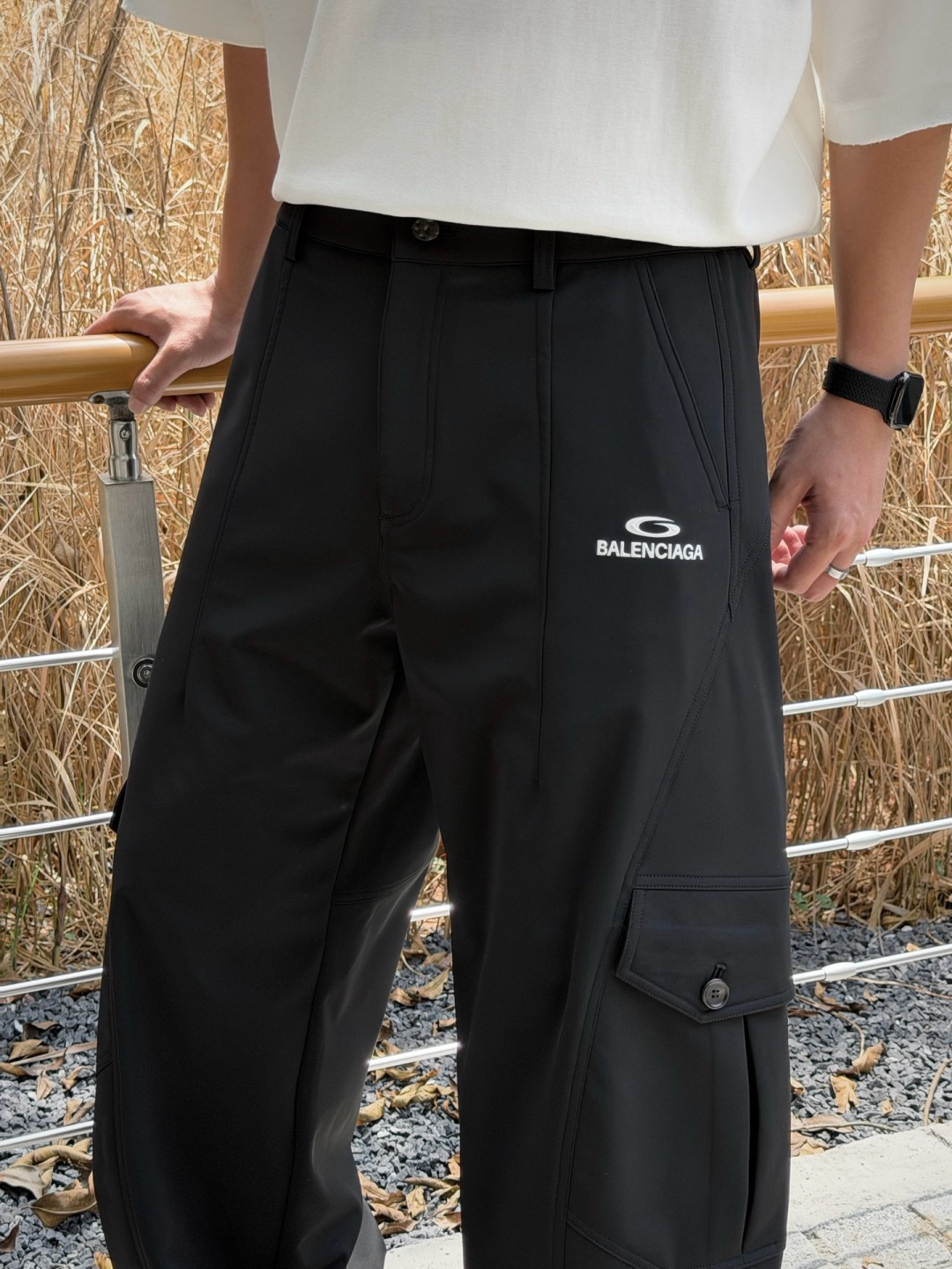 秋冬新款裤子上新🔥 颜色：黑，绿 码数：M-3XL 款号：7026