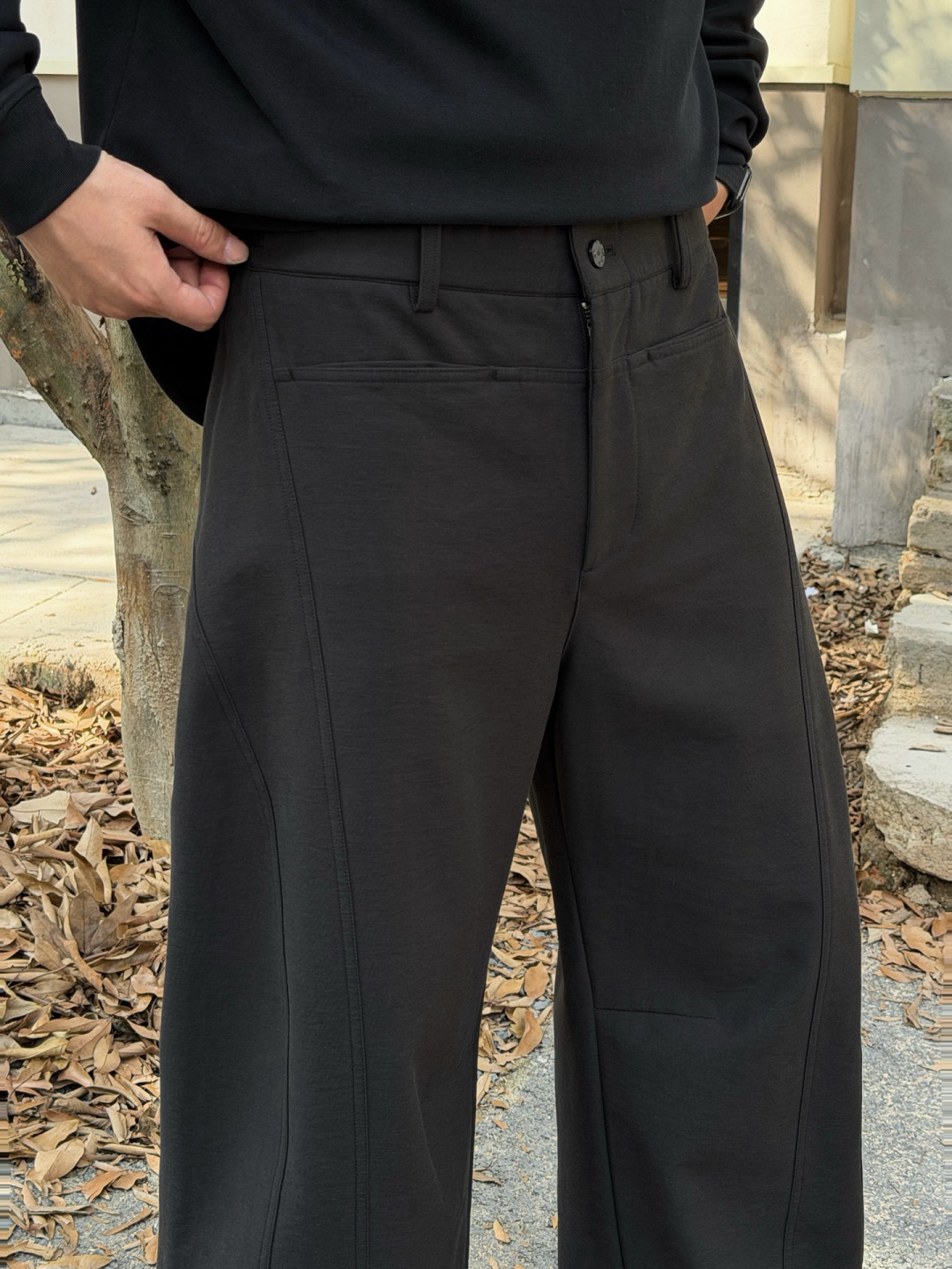 秋冬新款裤子上新🔥 颜色：黑，紫 码数：M-3XL 款号：7025