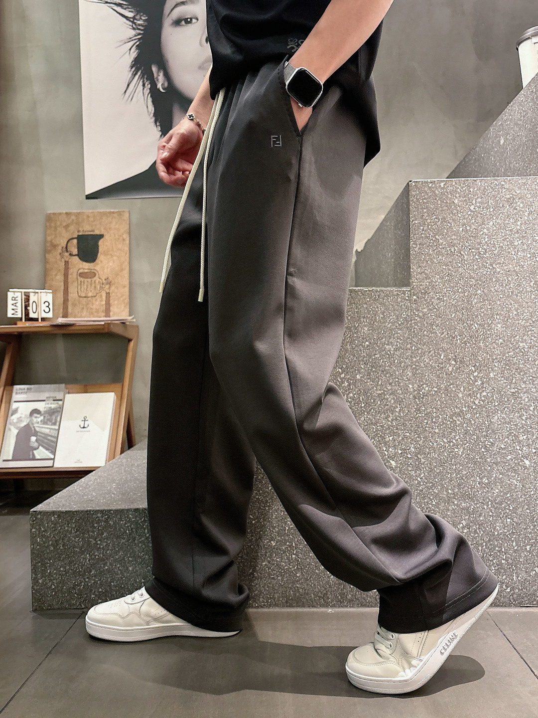 2026 春夏新品  FD休闲裤 颜色：  黑色 石墨灰 码数：M-3XL