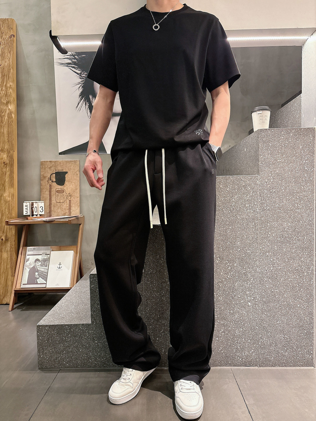 2026 春夏新品  FD休闲裤 颜色：  黑色 石墨灰 码数：M-3XL