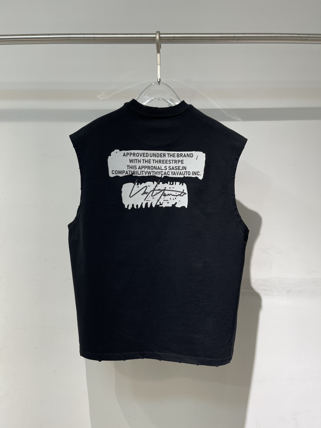 2026春夏新款 Y-3植绒坎肩背心 XS S M L XL