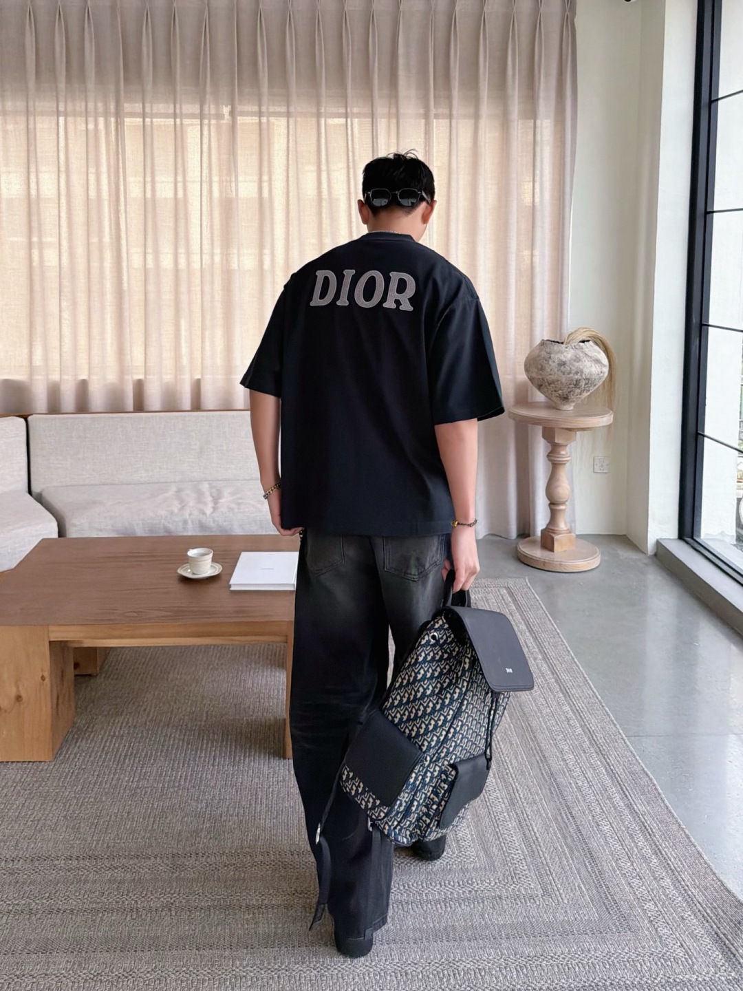 春季新款T恤🔥 颜色：黑，白 码数：S-XL 款号：108