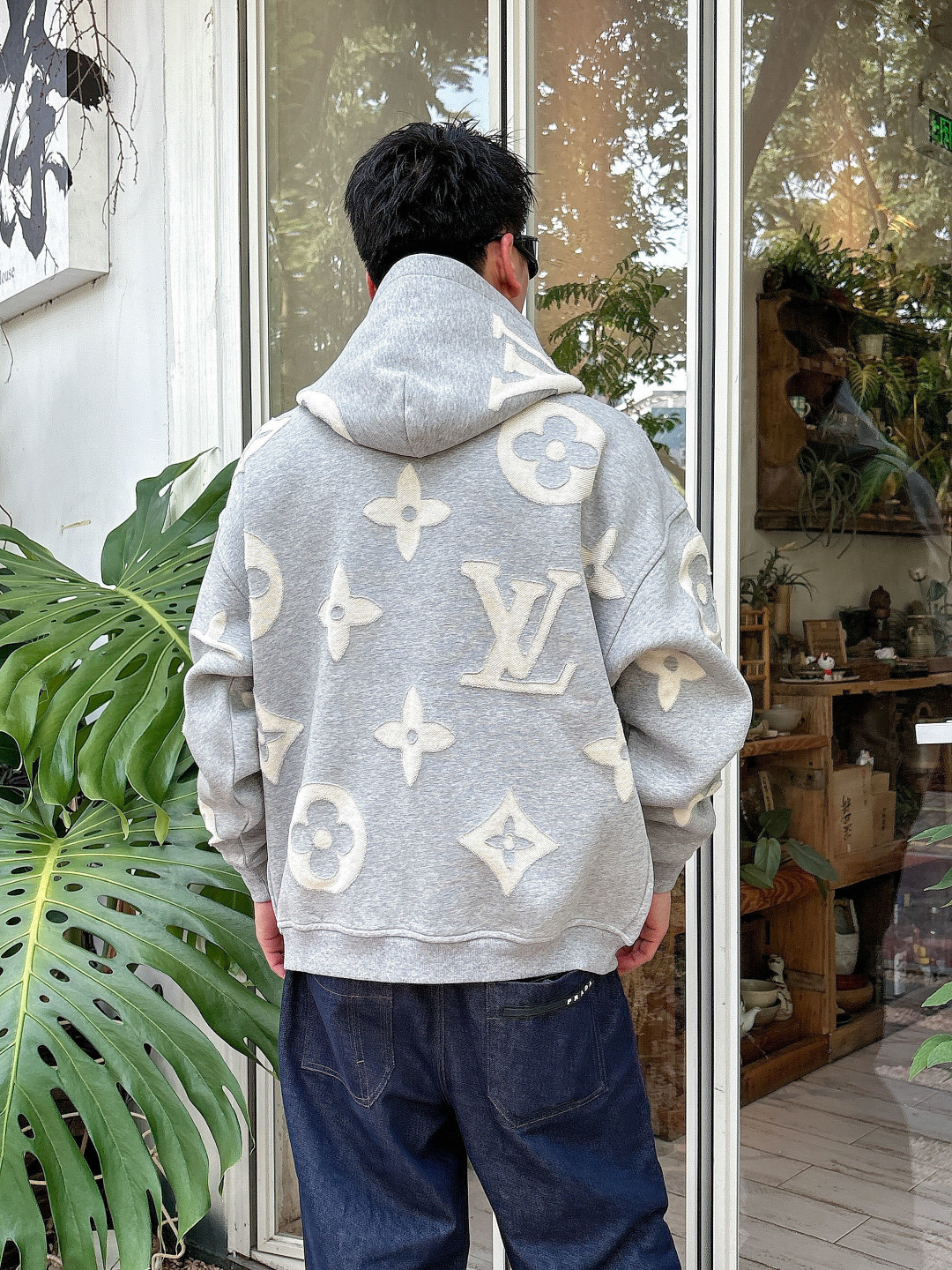 2026秋冬新品 双层复合面料 驴家烧花外套 S-XL