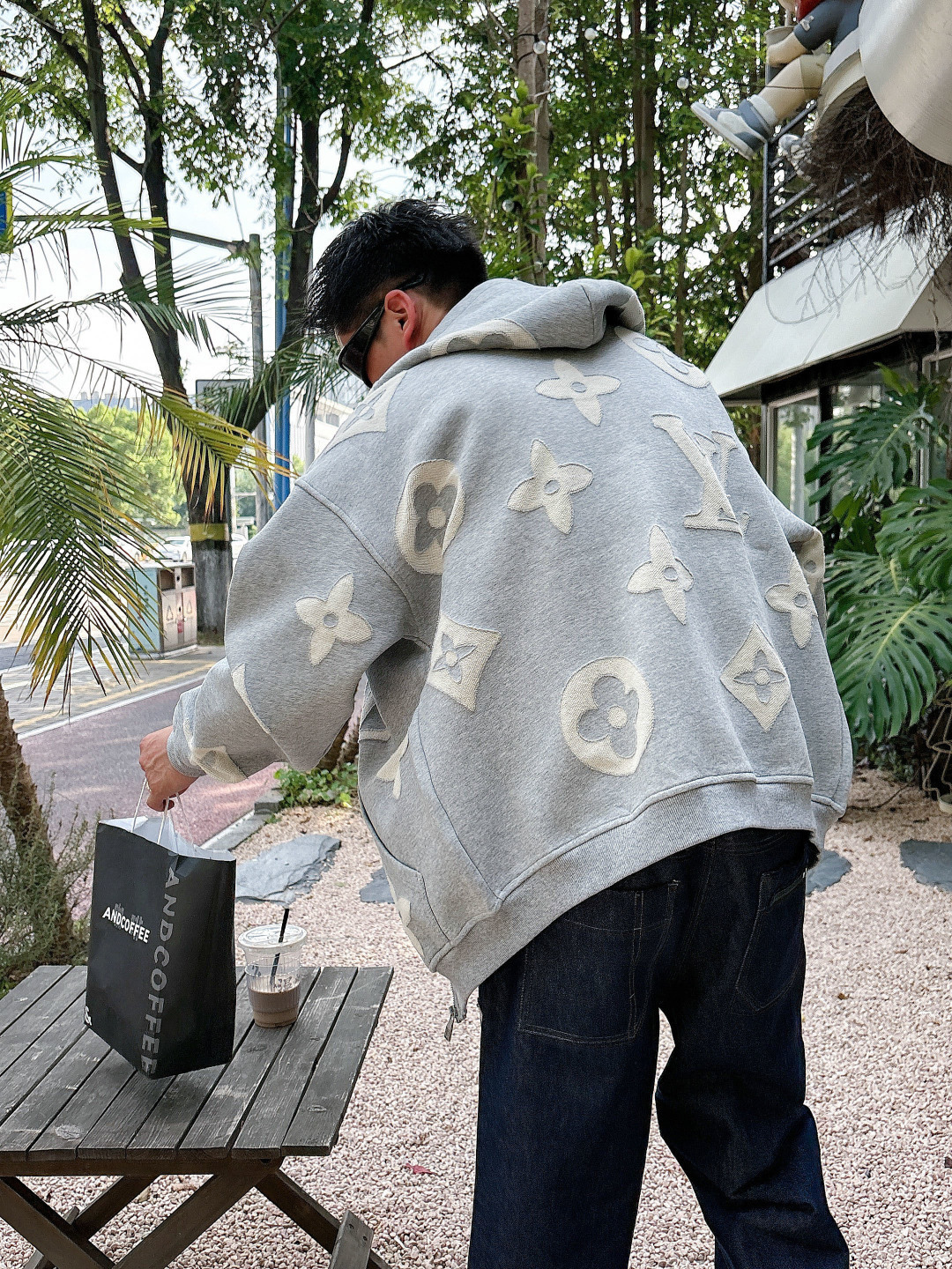2026秋冬新品 双层复合面料 驴家烧花外套 S-XL