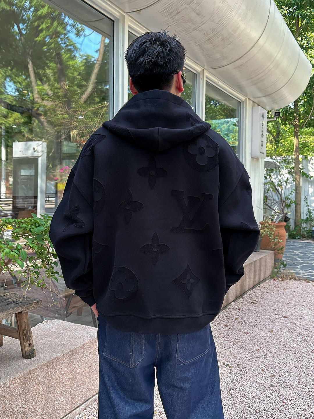 2026秋冬新品 双层复合面料 驴家烧花外套 S-XL