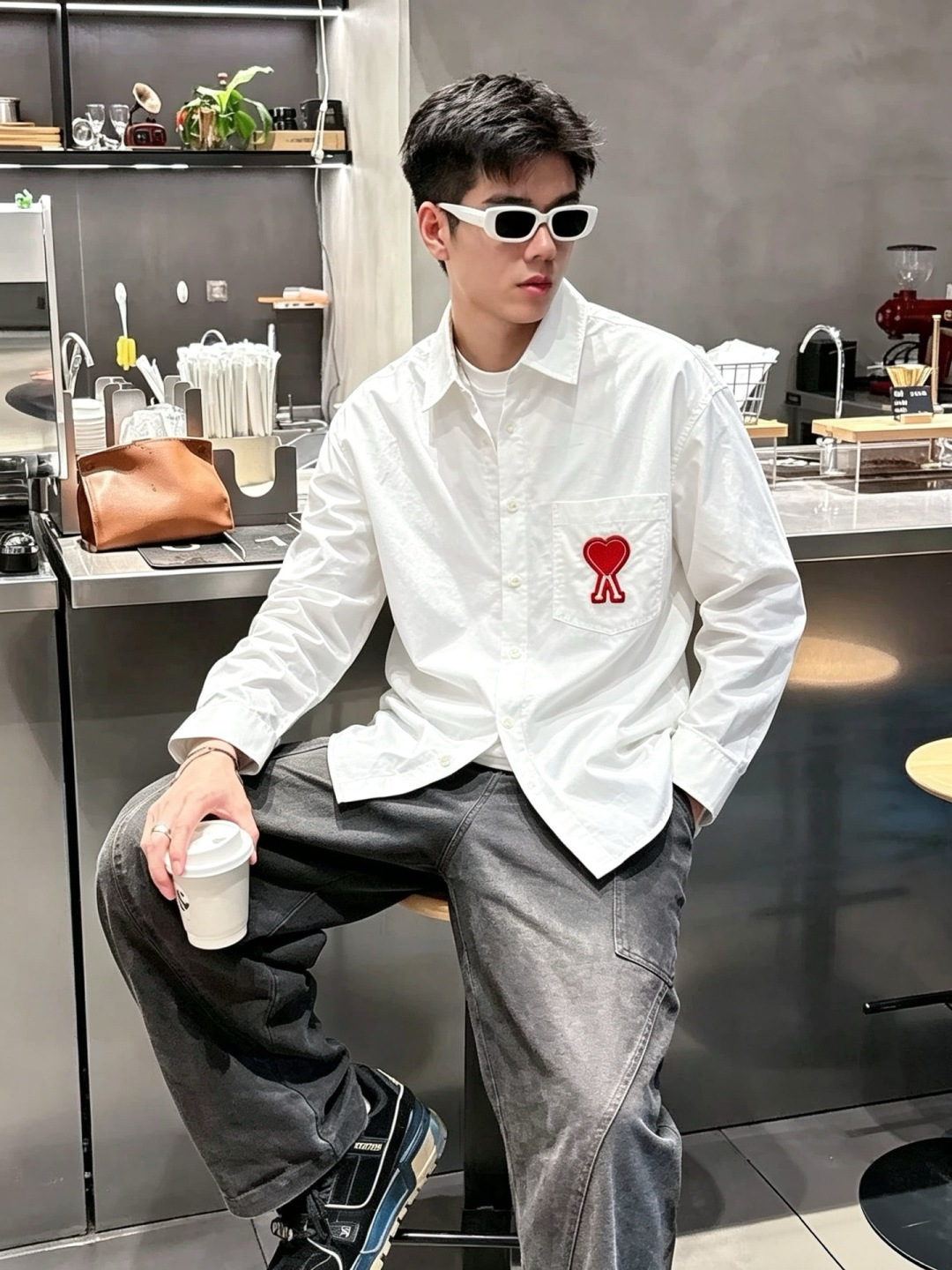 2026秋季新款 AMI 长袖衬衫 M-3XL