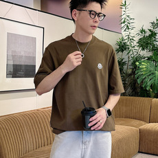 蒙口短袖 黑色白色咖色(m-5XL) 1.采用的是纯棉面料,240克重,面料纹路平整清晰,手感挺括有型,柔软亲肤 2.前 蒙口短袖 黑色白色咖色(m-5XL) 1.采用的是纯棉面料,240克重,面料纹路平整清晰,手感挺括有型,柔软亲肤 2.前