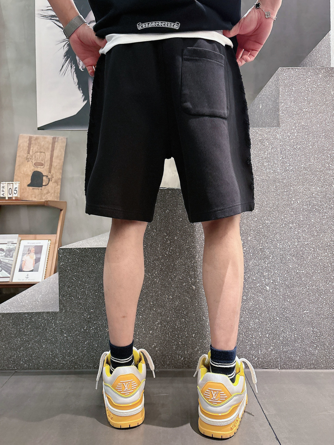 2026春夏新款 克罗心烧花刺绣短裤 M-3XL 